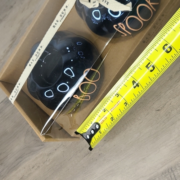 Rae Dunn Luster Pumpkin Tea Light Holders - Picture 4 of 4